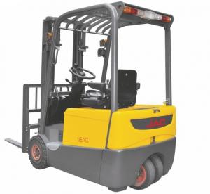  2 Ton Three Wheel Electric Forklift , Electric Warehouse Forklift Lifting Equipment Manufactures