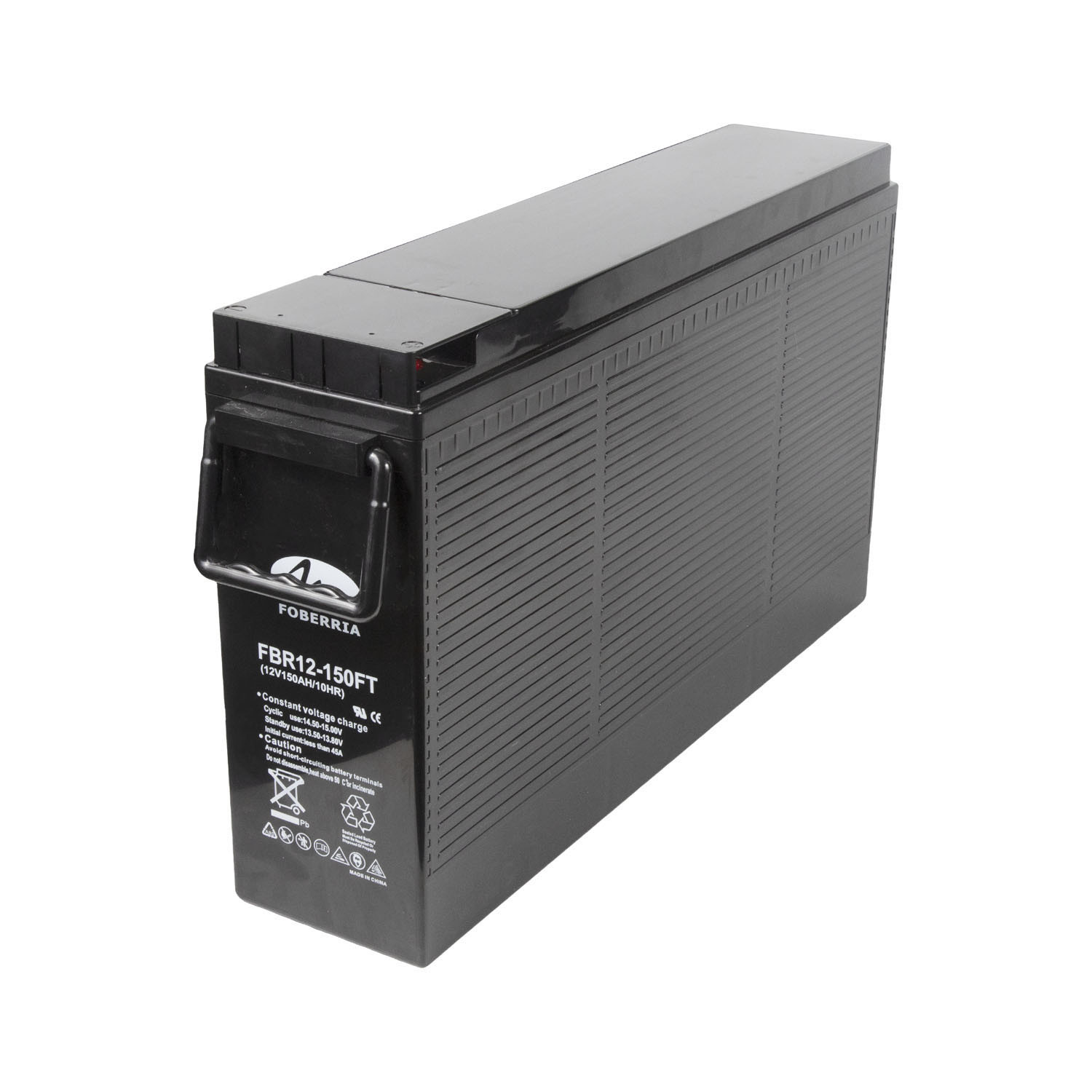  48kg Front Terminal Battery 150ah 12v Deep Cycle AGM Battery For UPS Communication System Manufactures