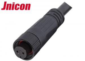  2 Pin Waterproof Male Female Connector , IP68 Circular Plastic Connectors For Lighting Manufactures