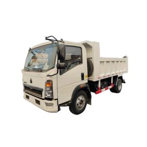  4x2 Sinotruk Howo Light Dump Truck 116HP 6 Tire Logistics Transportation Manufactures