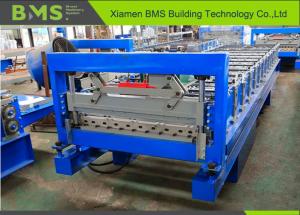  0.3 - 0.8mm Thickness Chain Drive Roofing Panel Roll Forming Machine Manufactures