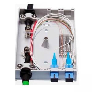  4 FO Outdoor Fiber Optic Junction Box , SC Simplex LC Duplex Adapters Fiber Access Terminal Box Manufactures