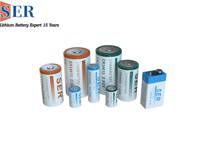  ER17450 Primary Li SOCL2 Battery Not Rechargeable ER17450H ER17450M Lithium Thionyl Chloride Manufactures