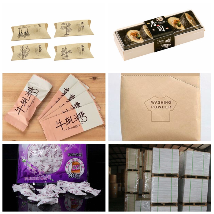 FDA Approved 30gsm 50gsm PE Paper / Oil - Oroof Paper Grade AAA In Rolls