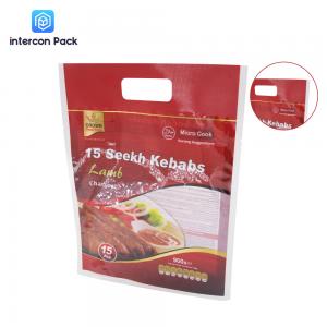  Recycle Flat Pouches With Transparent Window Mylar Stand Up Pouch Foil Handle Bag Manufactures