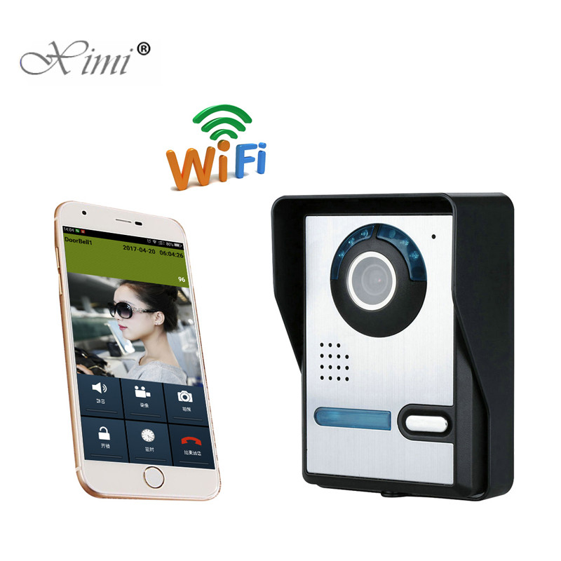  High Pixel IR Camera Remote Control Access Control System WIFI Video Intercom Video Door Phone System Manufactures