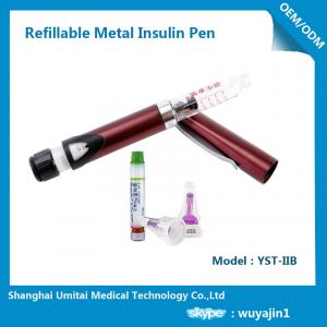  Multi Dose Refillable Insulin Pen For Diabetes Injections 170mm*17.5mm Manufactures