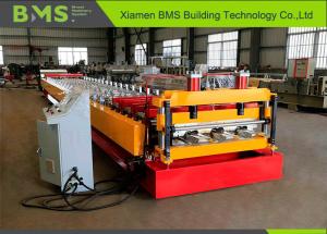  0.8-1.5mm Rolling Thinckness Floor Dcek Forming Machine For YX76-320-960 Manufactures