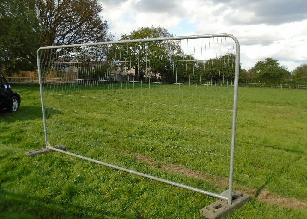  2000mm High Pre Galvanised Heras Mobile Fencing Square Top Heavy Duty Manufactures