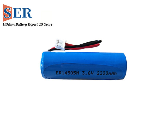  3.6V Lithium AA Li SOCL2 Battery Pack ER14505 ER14505M With Pin Tab JST Molex Plug Connector Manufactures