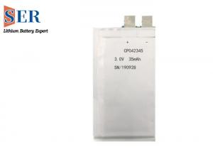  CP042345 3.0V Flexible Limno2 Battery CP203040 Ultra Thin Cell Manufactures