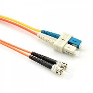  Multimode OM1 SC To ST Fiber Cable , 62.5 / 125 Mode Conditioning Optical Patch Cord Manufactures