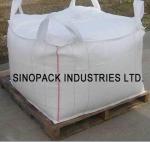  Four Loops 1000KGS Big Bag FIBC , Soil Mineral Construction One Ton Bulk Bags Manufactures