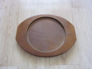  wooden pot mat, pot holder, plywood made, coffee color Manufactures