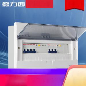  63A 100A Plastic Polycarbonate Lighting Distribution Box 9 12 16 20 24 32 36 45 Ways Delixi Manufactures