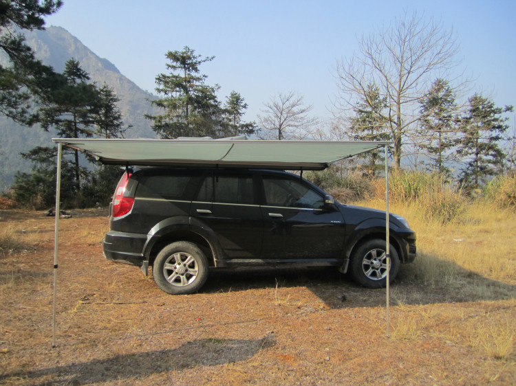  Flexible Positioning Off Road Vehicle Awnings Retractable Truck Awning CE Approved Manufactures
