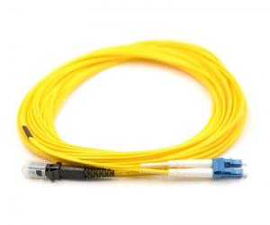  LC To MTRJ Duplex Fiber Jumper , 10m Digital Fiber Optic Cable With PC UPC APC Connectors Manufactures