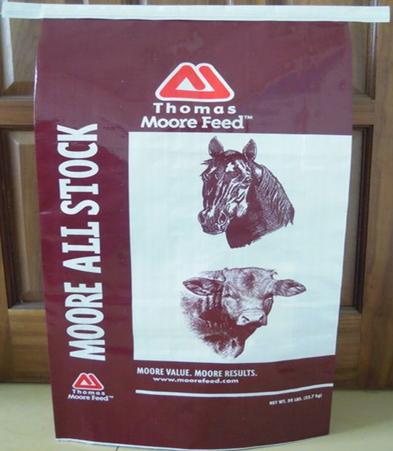  QDCD Durable BOPP Laminated Bags , PP Woven Laminated Bag For Horse Feed Manufactures