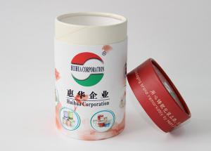  Light weight Round Cardboard storage cylinder Tubes Food Packaging , paper tea cans Manufactures