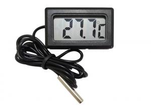  Mini Plastic Digital Freezer Thermometer , LCD Display Digital Cooler Thermometer Manufactures