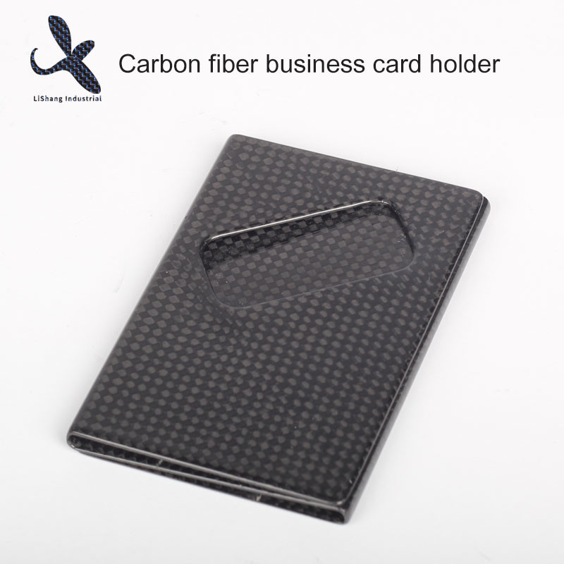  High Quality 100% Pure Carbon Fiber Business Card Cases Card Holders Manufactures