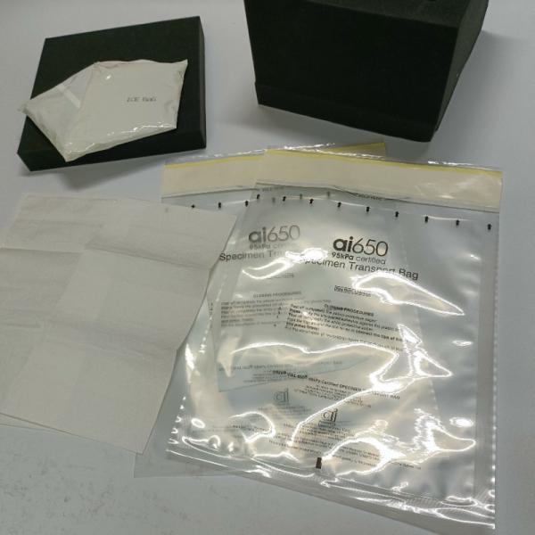 2 Wall Plastic Biohazard Specimen Transport Bags For Laboratory Medical Use