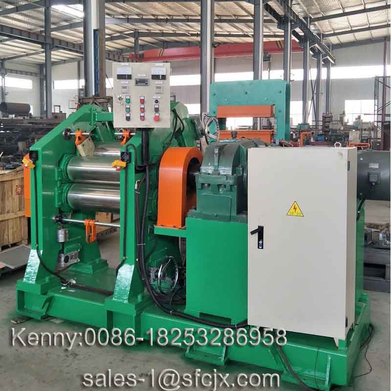  Multifunction 7.5KW Three Roll Rubber Calender Machine XY-630 Manufactures