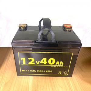  181*77*168mm 12v40ah 12.8V Lifepo4 Lithium Battery For Emergency Lighting Manufactures