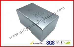  Free sample Silver Hot Stamping promotion Gift Boxes for memorabilia Manufactures