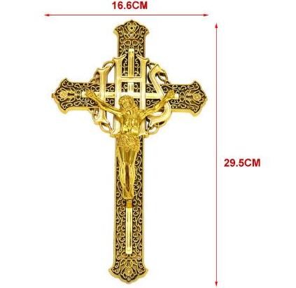  Plastic Jesus Cross Decorations for Casket and Coffins HW-Jesus 4# Manufactures