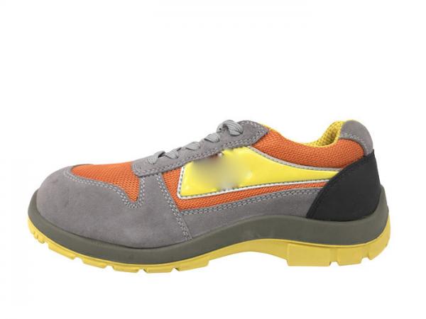 Quality Memory Foam Insole Ladies Safety Shoes Traction Control Rubber Outsole for sale