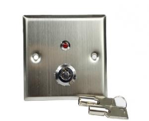  Small Emergency Door Release Button , Stainless Steel Push To Exit Button With Key Manufactures
