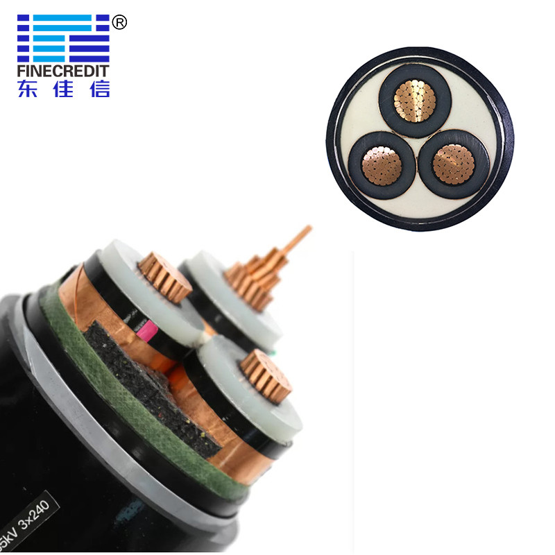 China Medium Voltage Fr Xlpe Cable , N2XRY STA 12-20KV Industrial Power Cable To IEC 60502 on sale