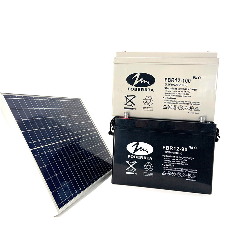  12V 90ah 100ah Solar Lead Acid Battery Manufactures