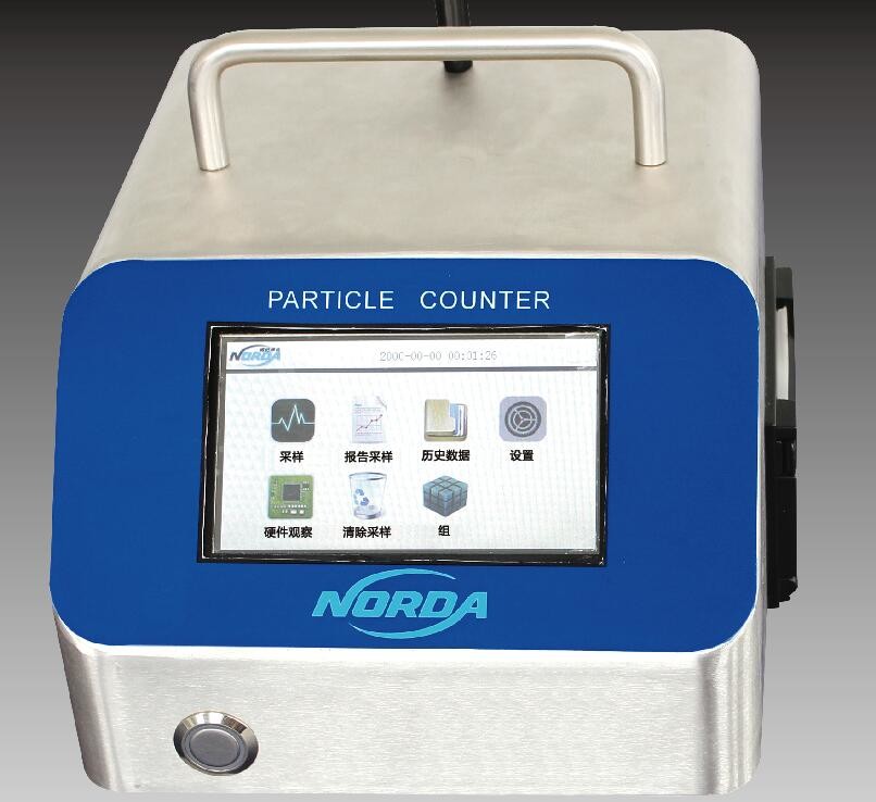  Touch screen Particle Counter model: ND-E3012/E3013/E3016s--2.83L/min, 0.1cfm Manufactures