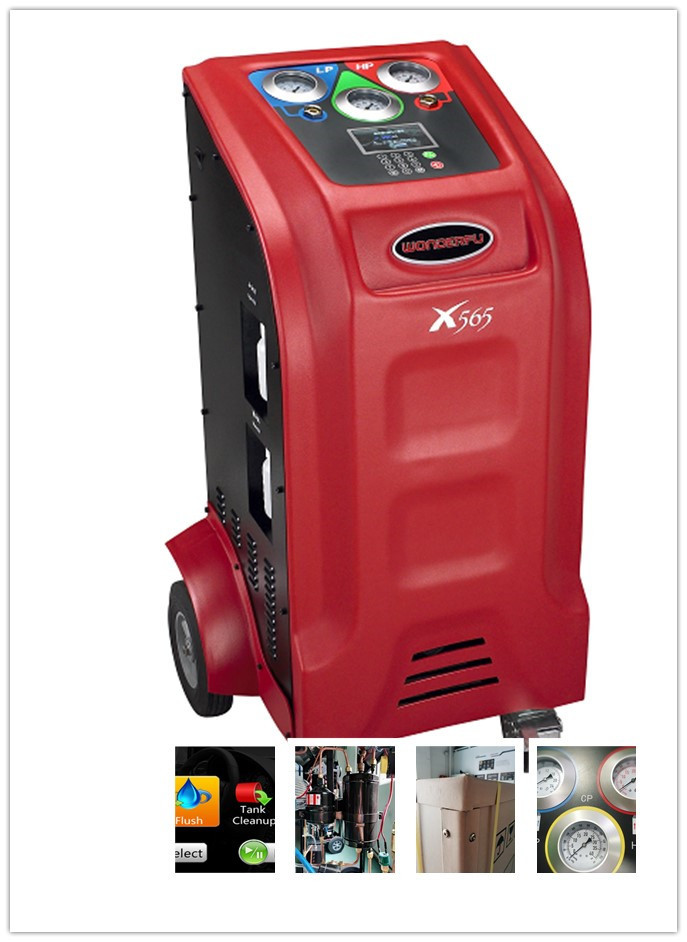  Car Ac Flushing Machine Fully Automatic Operation Cleaning Big Compressor Manufactures