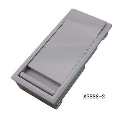  Strong panel lock for mailbox and toolbox MS888 Grey color panel pull box lock Manufactures
