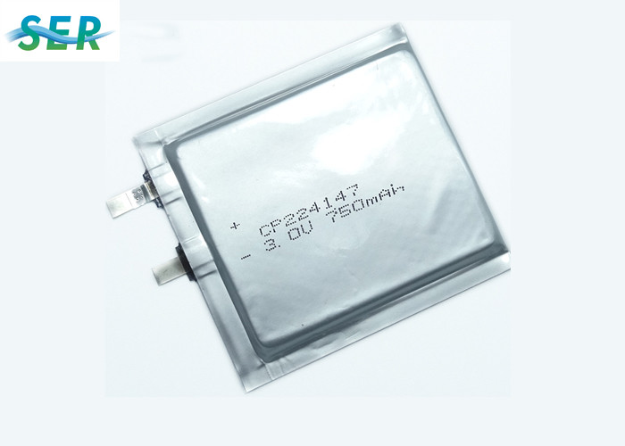  Non Rechargeable Thin Film Battery , 3.0V CP224248 Flat Lithium Battery High Drain For Smart Card Manufactures
