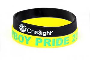  Personalized Sports Silicone Wristbands For Office , Party Non Toxic Manufactures
