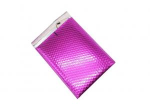  ISO14001 Pantone Pink Metallic Bubble Mailers For Protective Shipping Manufactures