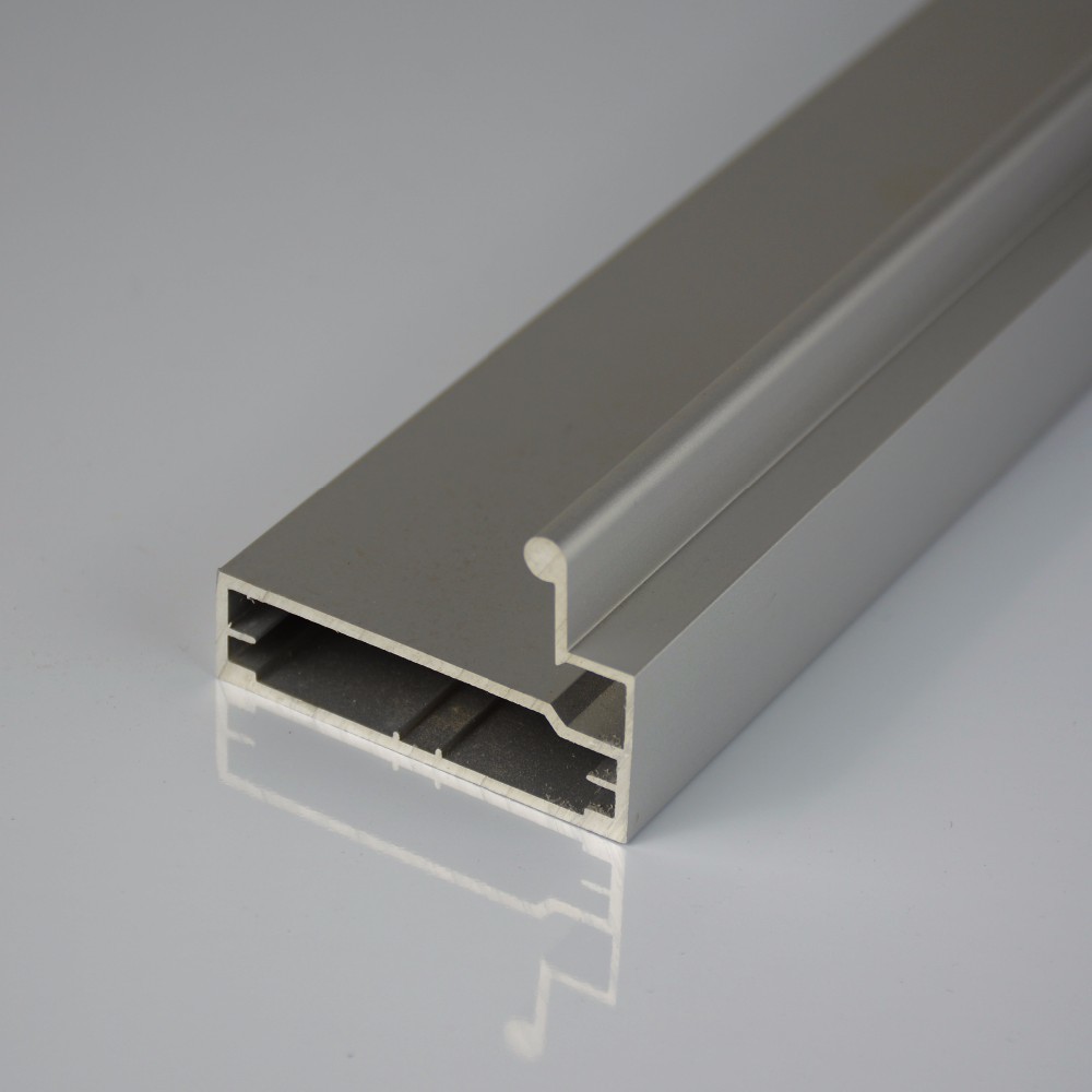  6000 series glossy aluminum kitchen profile for 4mm glass with gasket Manufactures
