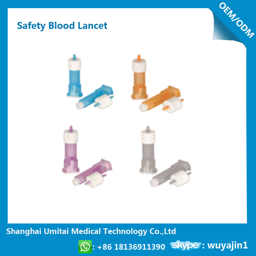  Pressure Activated Disposable Blood Lancets For Diabetes OEM / ODM Available Manufactures