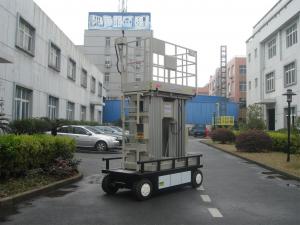  Four Mast Electric Ladder Lift , 300KG Load 12m Mobile Elevated Platform Manufactures