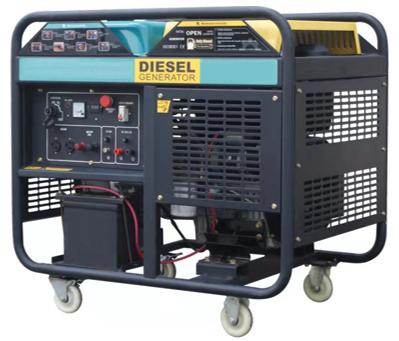 12KW Short Circuits Protection Open Frame Diesel Generator