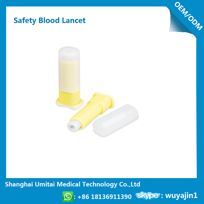  Convenient Disposable Blood Lancet Medical Tool With CE / ISO Certification Manufactures