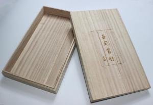  Lightweight Personalised Engraved Wooden Box , Paulownia Wooden Tea Bag Storage Box With Custom Logo Manufactures