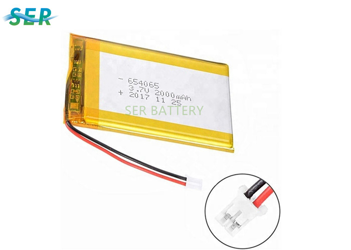  Li - Po 3.7 Rechargeable Lithium Battery 654065 Manufactures