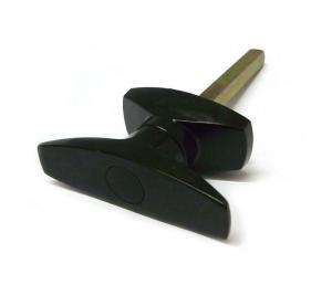  Black T Handle Latch Lock with Long Bar for Equipment Cabinet Door Furniture Lock Manufactures