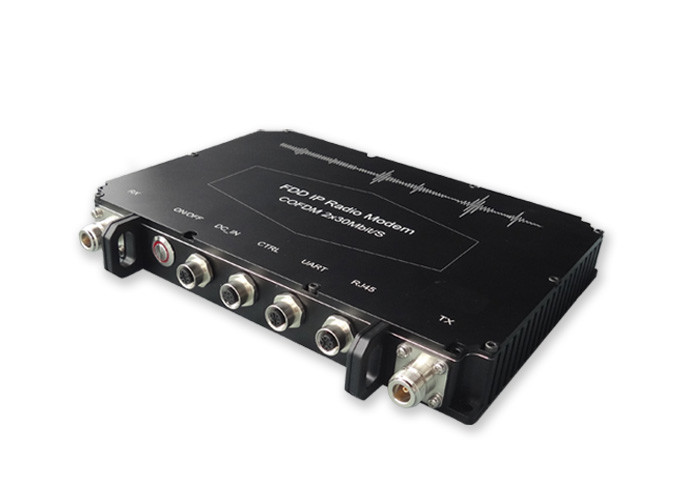  COFDM Ethernet RS232 Radio Transceiver , H.265 COFDM Wireless HD Transceiver Manufactures