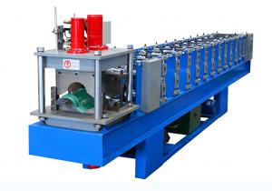  14 Station Steel Roof Ridge Cap Forming Machine 4-5 Meters Per Minute Output Manufactures